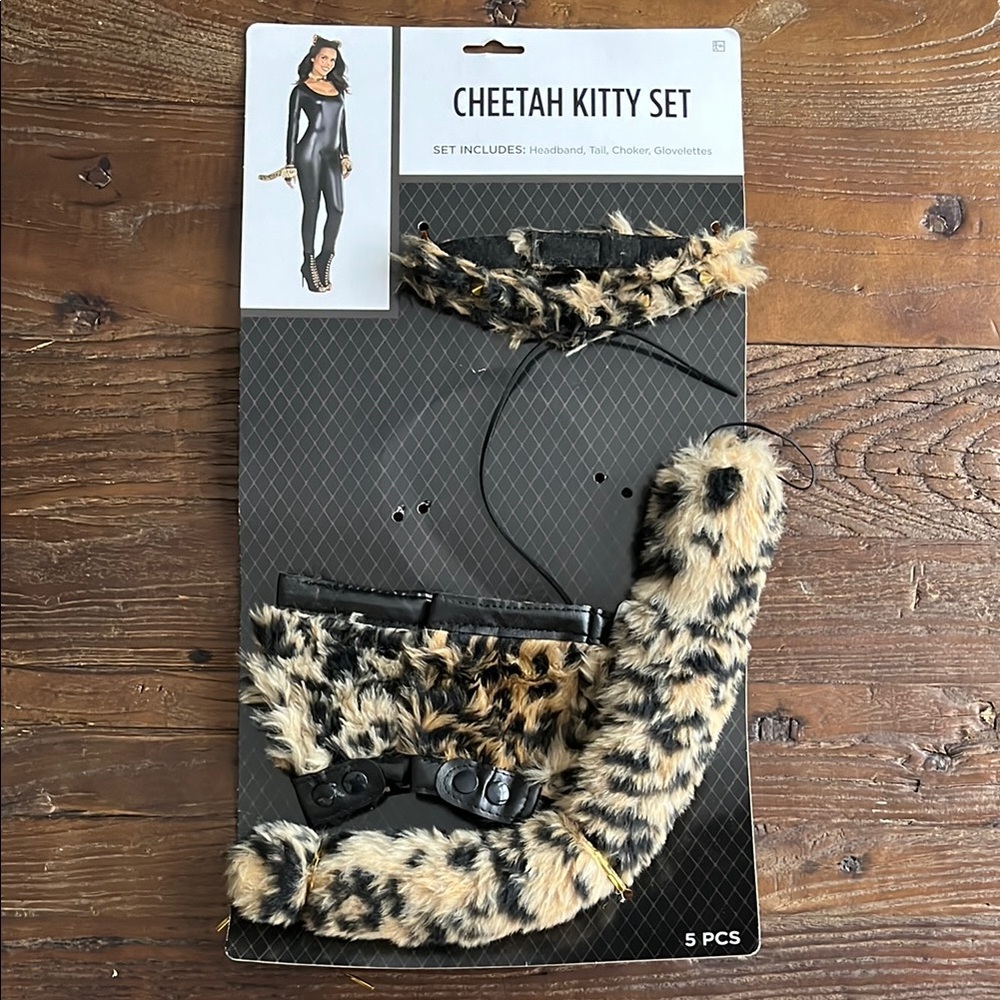 Cheetah Kitty Costume Set